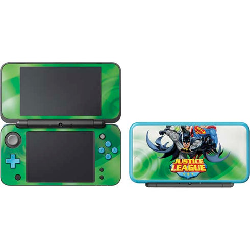 Justice League Team Power Up Green Nintendo 2DS XL (2017) Skin